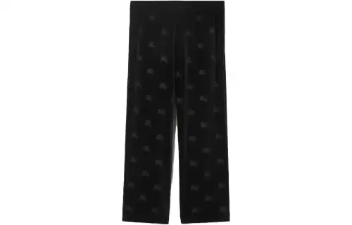 Burberry Ekd Velvet Track Pants