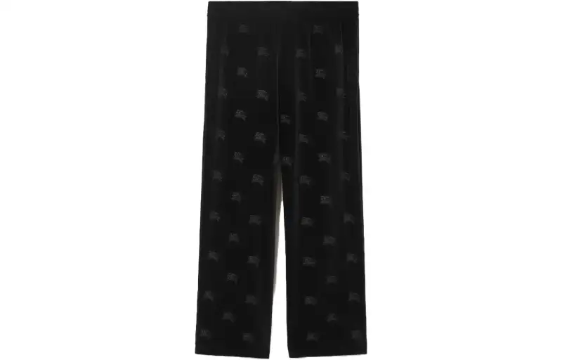 Burberry Ekd Velvet Track Pants