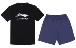Li Ning Casual Sportswear Men's Black+Blue