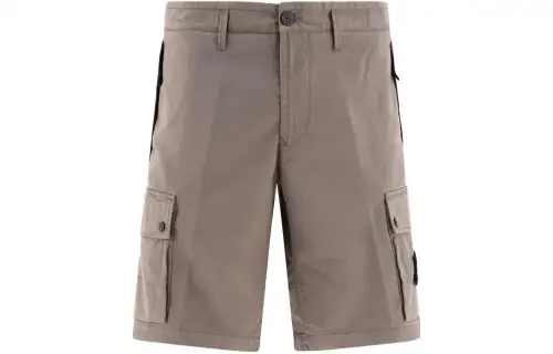 STONE ISLAND Cargo Shorts Men's Gray
