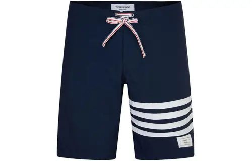 THOM BROWNE Tom Brown Four Stripes Waterproof Casual Shorts Summer Men's Navy Blue