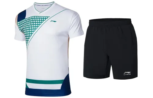 Li Ning Badminton Collection Badminton Jersey Set Men's White/Black