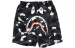Bape Liquid Camo Shark Sweat Shorts