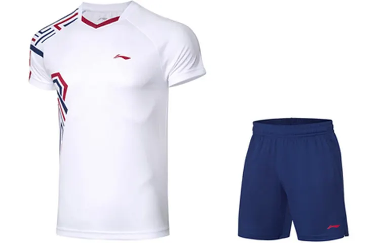 Li Ning Badminton Collection Set Men's Standard White
