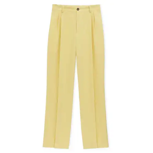 LOEWE FW24 Casual Pants Men's Vanilla