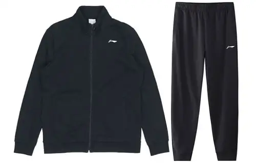 Li Ning Straight Fit Loose Fit Set Men's Black