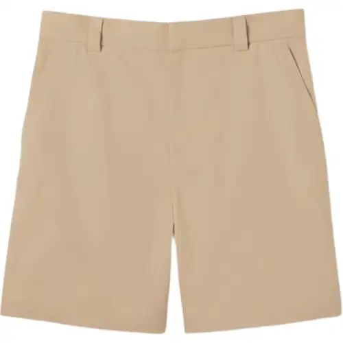 GUCCI Double Cotton Twill Shorts With Web