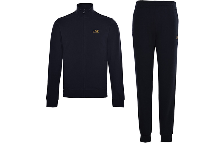 EMPORIO ARMANI Armani, jacket, trousers, black sports suit, with your logo imprint, men's style