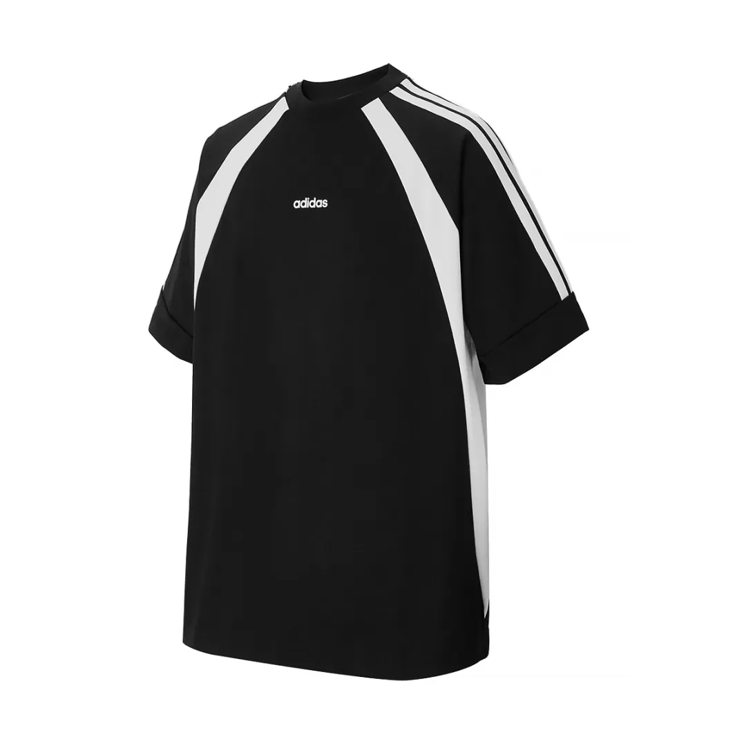 Adidas 3 Stripes T Shirt Men's Black