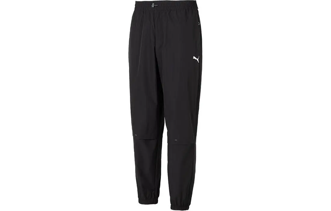 PUMA Casual Pants Men's Black Moderate Cuffed Pants