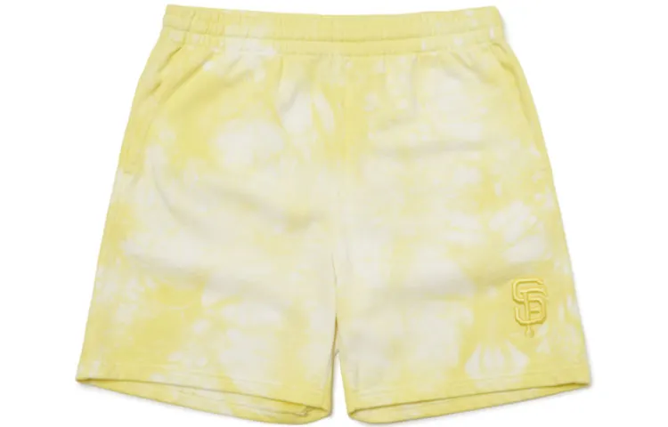 MLB SS22 Tie Dye Shorts Unisex Light Yellow
