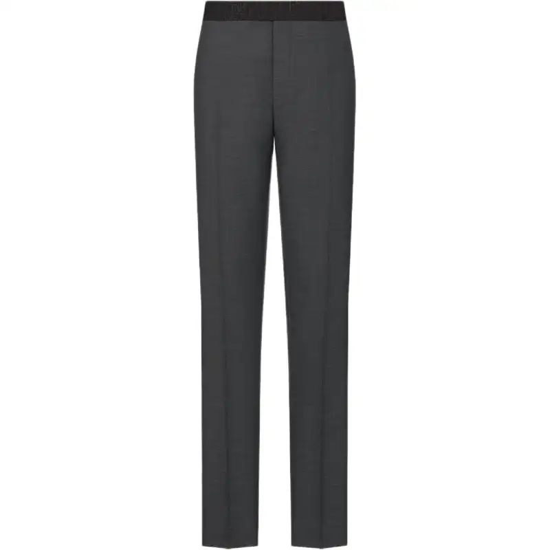 DIOR SS25 Suit Pants Men's Gray