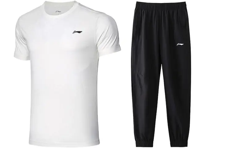 Li Ning Casual Sportswear Men's Crew Neck Moderate