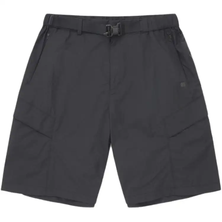 KOLON SPORT SS24 fashionable workwear series urban functional quick-drying sweat-absorbent waterproof breathable skin-friendly antibacterial elastic waist solid color straight multi-pocket workwear casual shorts men's style