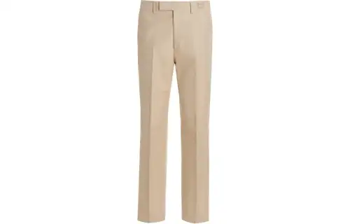 GUCCI Logo Embroidered Straight-Leg Trousers