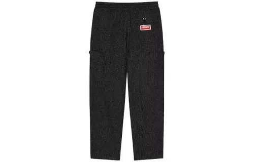 KENZO Checked Drawstring Cargo Trousers