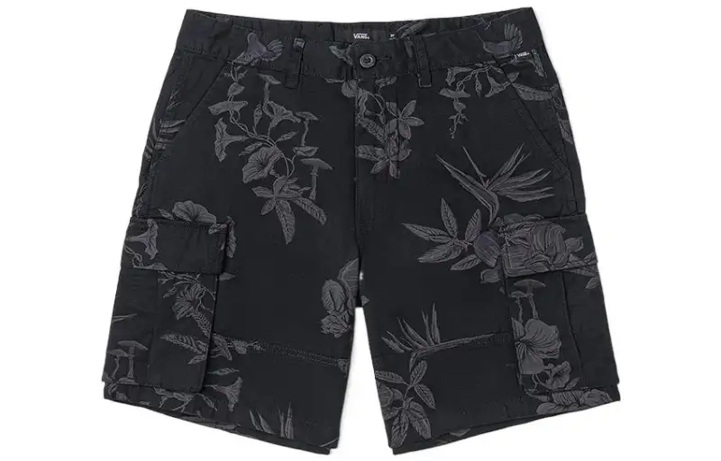 Vans Cargo Shorts Men's Black Moderate