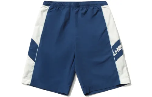 Li Ning Sports Fashion Collection Casual Shorts Men's Blue Moderate