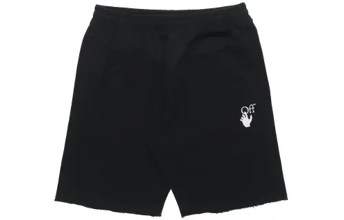 OFF WHITE Diag Stripe Sweat Shorts