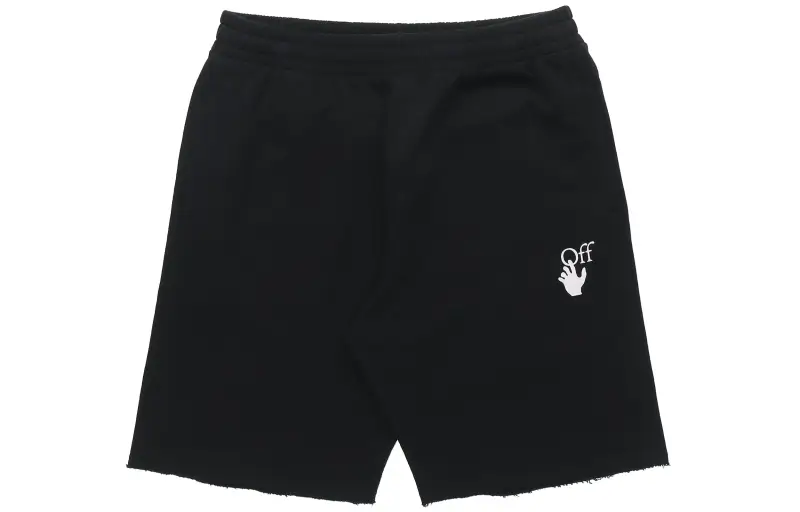 OFF WHITE Diag Stripe Sweat Shorts