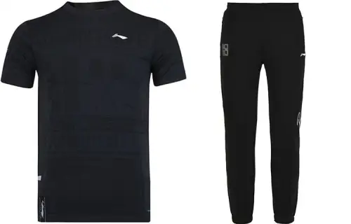 Li Ning Casual Sportswear Men's Crew Neck Moderate