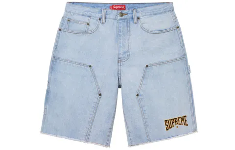 Supreme Cutoff Double Knee Denim Painter Short