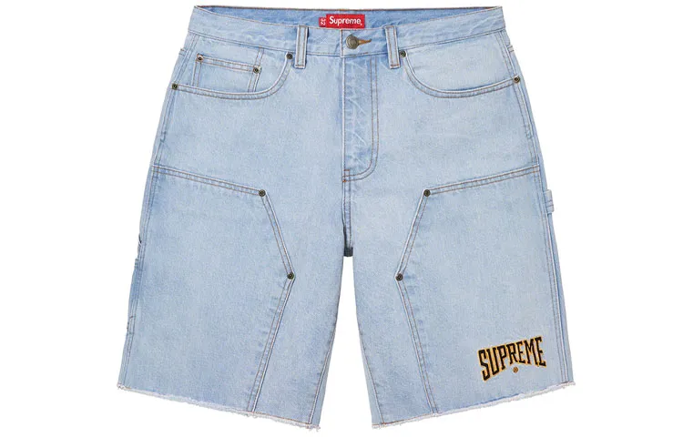 Supreme Cutoff Double Knee Denim Painter Short