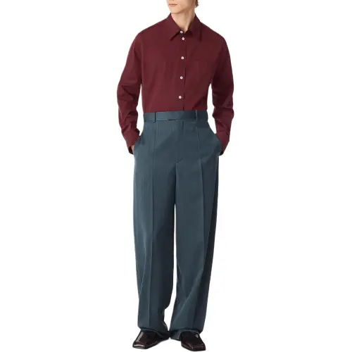 Bottega Veneta SS25 Casual Pants Men's Cyan Stone