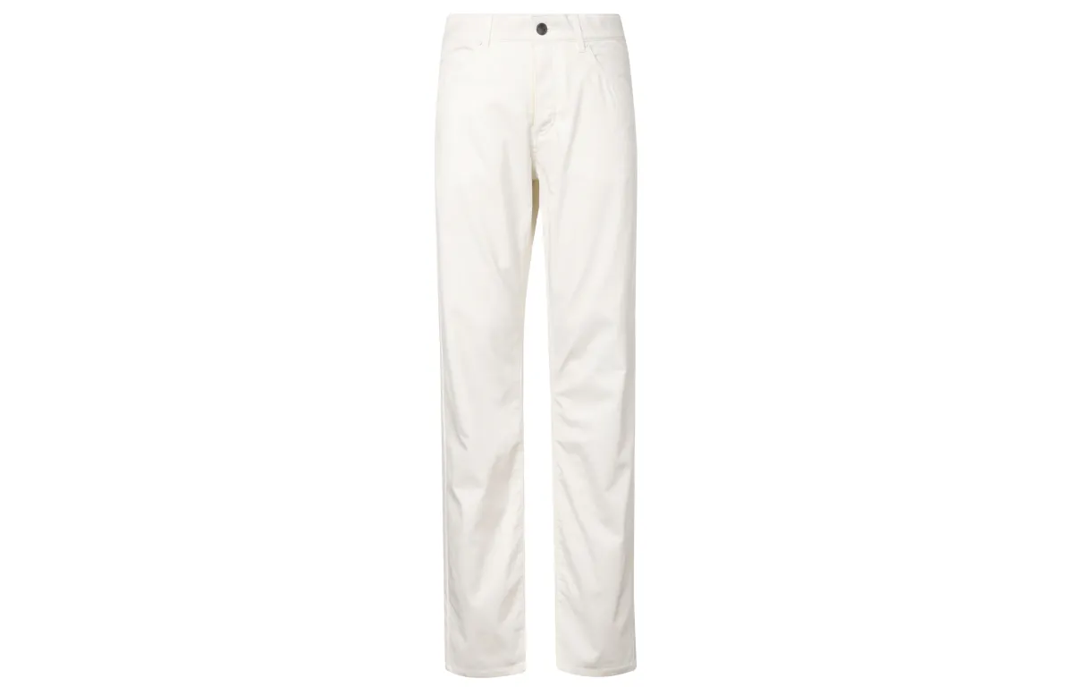 Nike Casual Pants Men's White-133 Moderate Straight Fit Pants