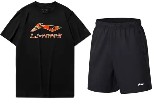 Li Ning Casual Sportswear Unisex Crew Neck Moderate