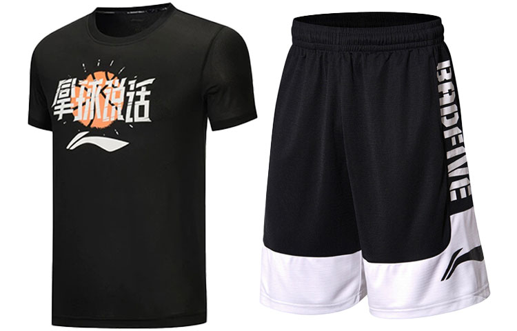 Li Ning Sports Basketball Collection Casual Sportswear Unisex Black/Black