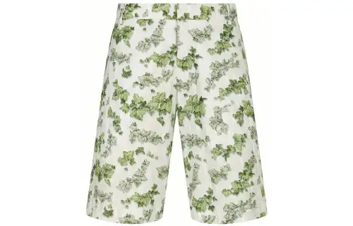 DIOR Quarterly New Products Casual Shorts Men's Green Moderate
