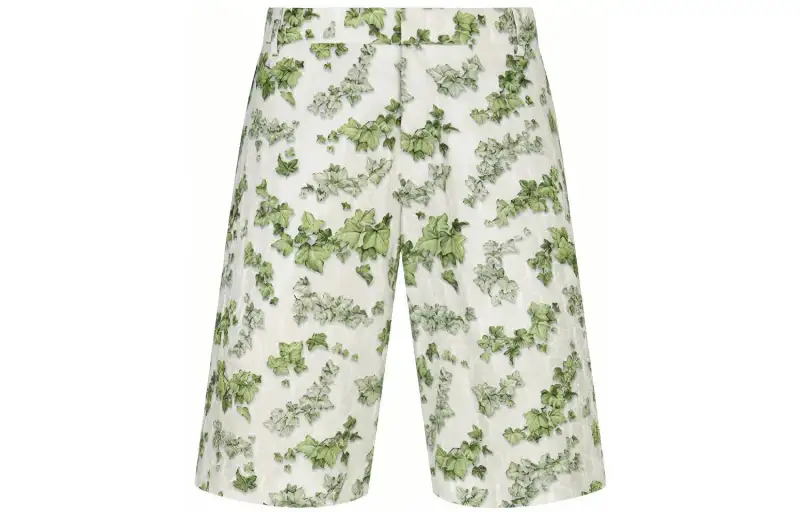 DIOR Quarterly New Products Casual Shorts Men's Green Moderate