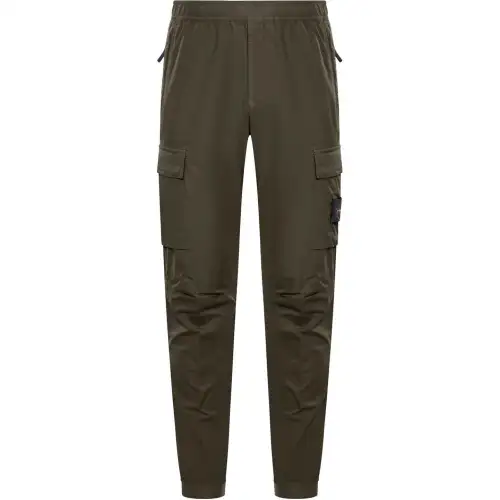 STONE ISLAND Compass Patch Tapered Leg Cargo Pants