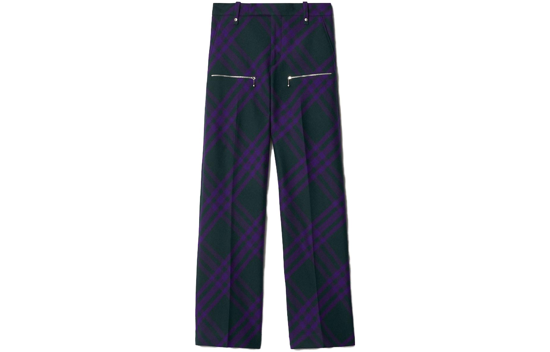 Мужские брюки Burberry Straight Pants (черные)