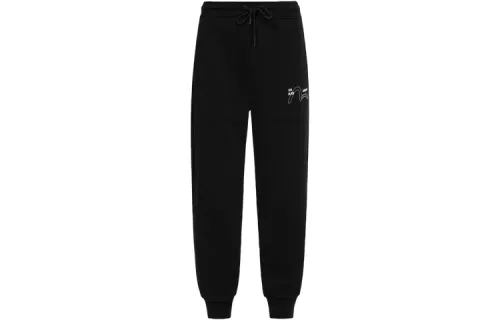 EVISU Casual Pants Men's Black Moderate Cuffed Pants