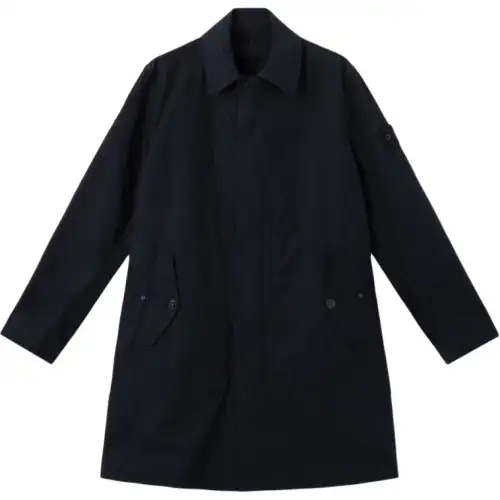 STONE ISLAND Logo Patch Trench Coat