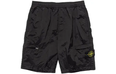 STONE ISLAND Casual Shorts Men's Black