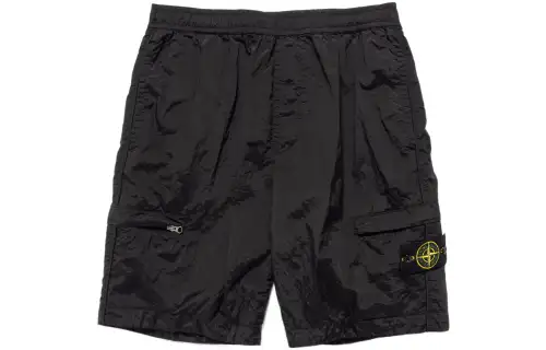 STONE ISLAND Casual Shorts Men's Black