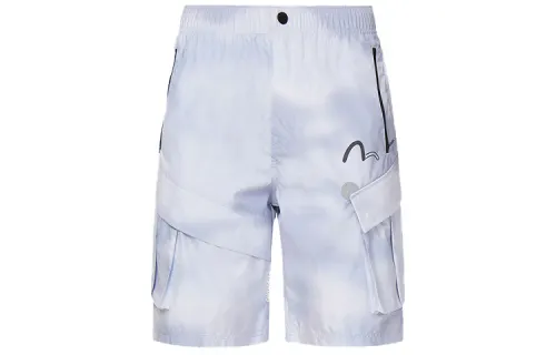 EVISU Loose Fit Shorts Men's Blue