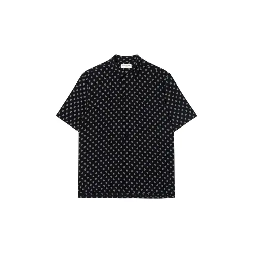 abstract-print short-sleeve shirt