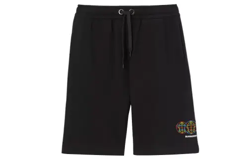 Burberry Casual Shorts Men's Black Moderate