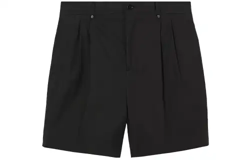 Burberry Techincal Cotton Tailored Shorts