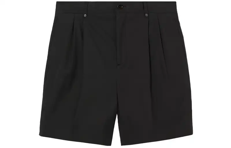 Burberry Techincal Cotton Tailored Shorts