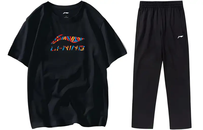 Li Ning Casual Sportswear Men's Crew Neck Moderate
