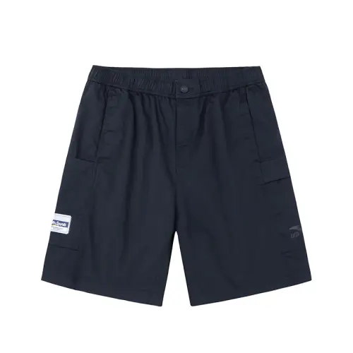 ANTA Life Collection Cargo Shorts Men's Black Moderate
