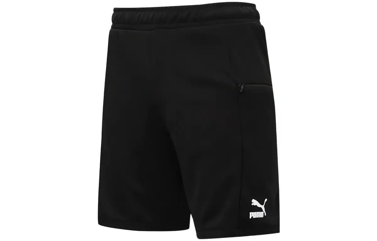 PUMA Casual Shorts Men's Black Moderate