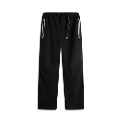 Li Ning CF Tracing Single Layer Windbreaker Pants Men's Black