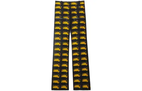 Burberry Duck-print wool trousers