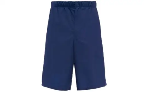PRADA Re Nylon Casual Shorts Men's Blue Moderate